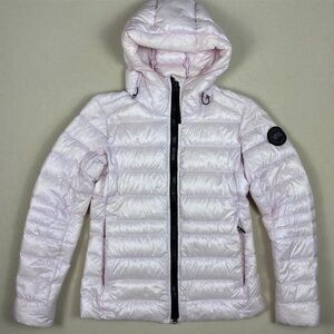 Canada Goose Women’s Size S Cypress Hoody Sunset Pink Quilted Puffer Lightweight